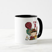 Mug T-shirts et cadeaux Cowboy 3e anniversaire (Devant droit)