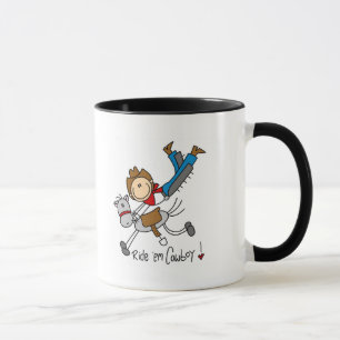 Mug T-shirts et cadeaux Cowboy Stick Figure