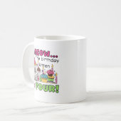 Mug T-shirts et cadeaux d'anniversaire 4th Kitten (Devant gauche)