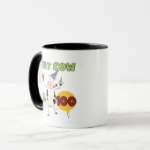 Mug T-shirts et cadeaux d'anniversaire de vache sainte (Devant gauche)