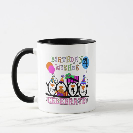 Mug T-shirts et cadeaux de 4ème anniversaire de Pengui (Gauche)