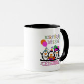 Mug T-shirts et cadeaux de 4ème anniversaire de Pengui (Devant droit)