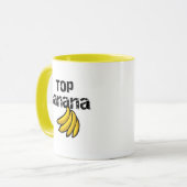 Mug T-shirts et cadeaux de banane supérieure (Devant gauche)