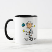 Mug T-shirts et cadeaux de base d'astronaute (Gauche)
