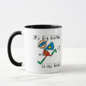 Mug T-shirts et cadeaux de héros de frère (Gauche)