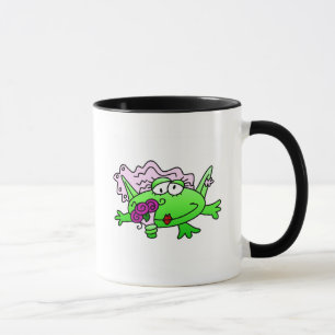 Mug T-shirts et cadeaux de jeune mariée de grenouille