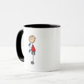 Mug T-shirts et cadeaux de levage de poids (Devant gauche)