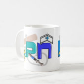 Mug T-shirts et cadeaux de LPN (Devant gauche)