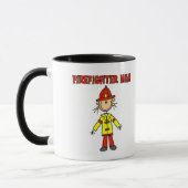 Mug T-shirts et cadeaux de maman de sapeur-pompier (Gauche)