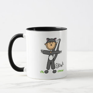 Mug T-shirts et cadeaux de moufette en tenue