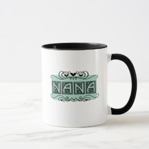 Mug T-shirts et cadeaux de Nana de plaque signalétique