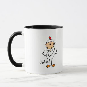 Mug T-shirts et cadeaux de poulet déguisé