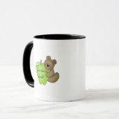 Mug T-shirts et cadeaux de roche de professeurs d'ours (Devant gauche)