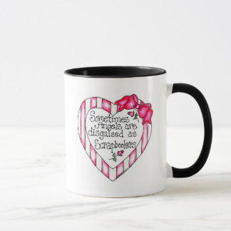 Mug T-shirts et cadeaux de Scrapbooker de coeur d'ange