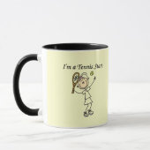 Mug T-shirts et cadeaux de star du tennis de fille (Gauche)