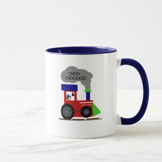 Mug T-shirts et cadeaux de train de Choo Choo (Droite)