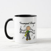 Mug T-shirts et cadeaux de trompettiste (Gauche)