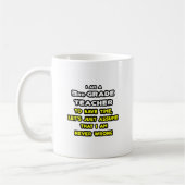 Mug T-shirts et cadeaux d'enseignant de 3e année (Gauche)