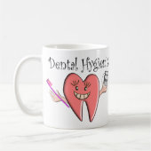 Mug T-shirts et cadeaux d'hygiéniste dentaire (Gauche)