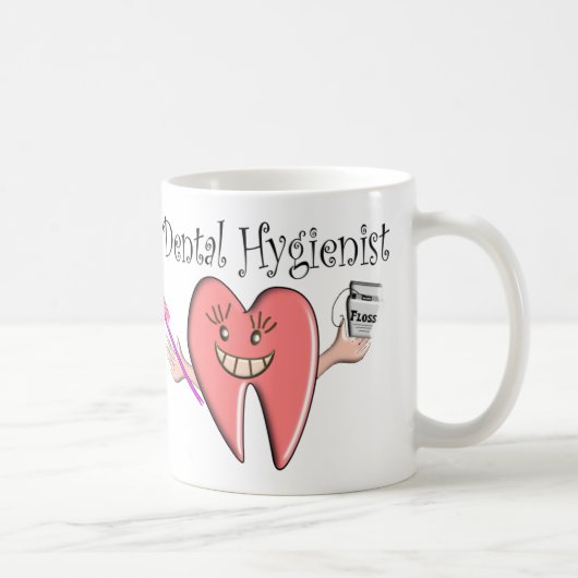 Mug T-shirts et cadeaux d'hygiéniste dentaire (Droite)