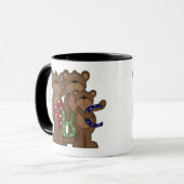 Mug T-shirts et cadeaux d'ours d'ABC (Devant gauche)