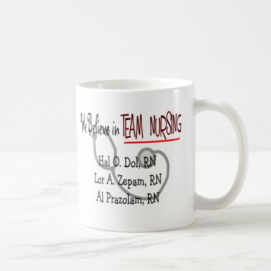 Mug T-shirts et cadeaux drôles d'infirmière de Psych (Droite)