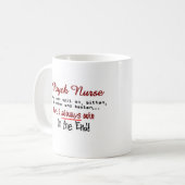 Mug T-shirts et cadeaux drôles d'infirmière de Psych (Devant gauche)