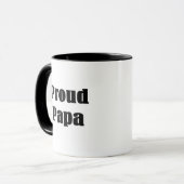 Mug T-shirts et cadeaux fiers de papa (Devant gauche)
