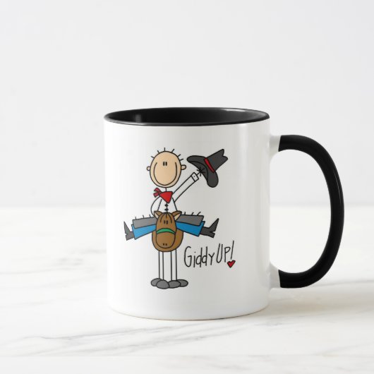 Mug T-shirts et cadeaux hauts étourdis de cowboy (Droite)