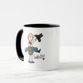Mug T-shirts et cadeaux hauts étourdis de cowboy (Devant gauche)