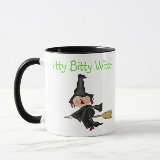 Mug T-shirts et cadeaux Itty Bitty Witch (Gauche)