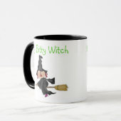 Mug T-shirts et cadeaux Itty Bitty Witch (Devant gauche)