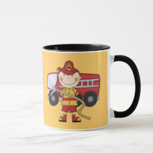 Mug T-shirts et cadeaux masculins de sapeur-pompier