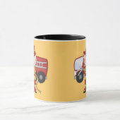 Mug T-shirts et cadeaux masculins de sapeur-pompier (Centre)