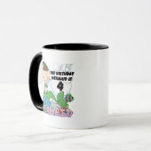 Mug T-shirts et cadeaux Mermaid 4th Birthday (Devant gauche)
