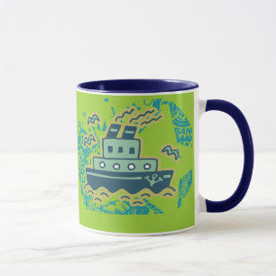 Mug T-shirts et cadeaux partis de remorqueur d'Ancres