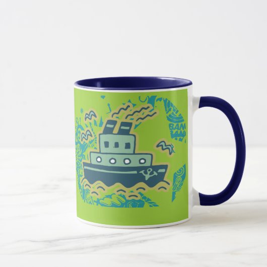 Mug T-shirts et cadeaux partis de remorqueur d'Ancres (Droite)