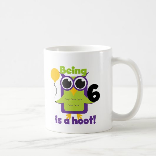 Mug T-shirts et cadeaux pour le 6e anniversaire de Hoo (Droite)