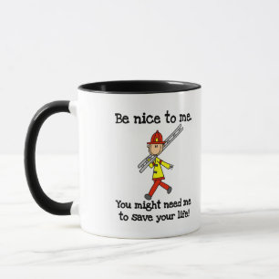 Mug T-shirts et Cadeaux pour Pompiers Sois Sympa
