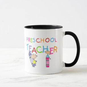 Mug T-shirts et cadeaux préscolaires de professeur de