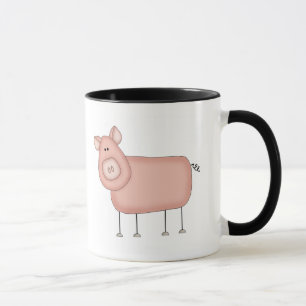 Mug T-shirts et cadeaux roses de porc