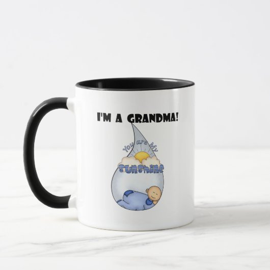 Mug T-shirts et cadeaux Sunshine-Boy de grand-mère (Gauche)
