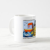 Mug T-shirts et objets de collection amusants Dolphin (Devant gauche)