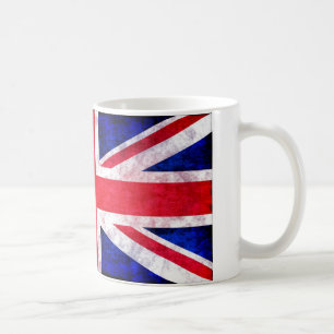 Mug T-shirts grunges et cadeaux d'Union Jack