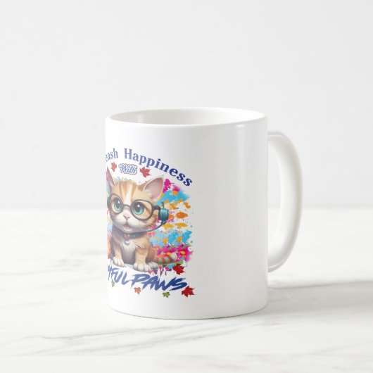 Mug T-shirts Joyful Paws (Devant droit)