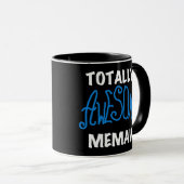 Mug T-shirts totalement impressionnant de bleu de (Devant droit)