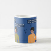 Mug Ta moustache n'est pas non plus... (Centre)