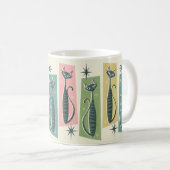 Mug Tabbies Rétro Patchwork ©studioxine (Devant droit)