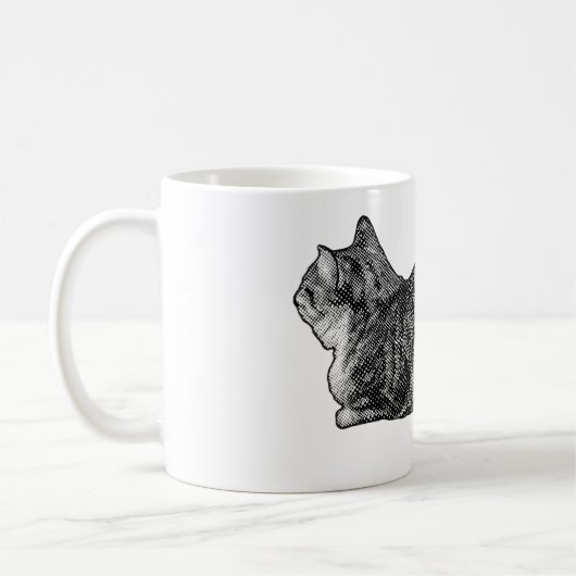 Mug Tabby avec pattes coupées (Gauche)