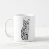 Mug tabby cat (Gauche)
